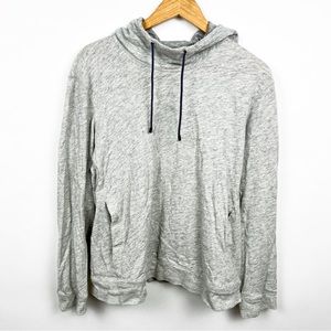 Vince gray drawstring hoodie sweatshirt size large